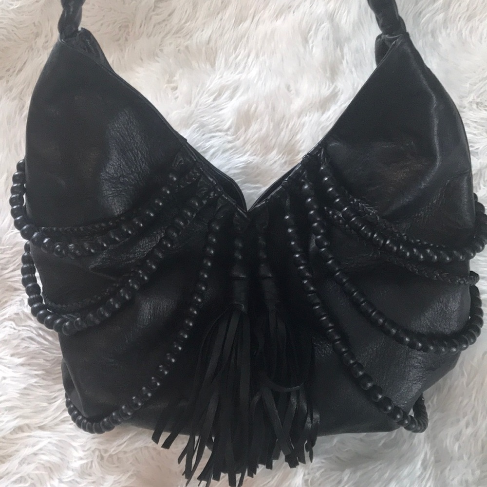 Jodi Lee Victoria Bead Bag Bohemian chic hobo 🖤⚡️